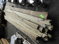 *Pallet Containing ~348 Lengths of Ivory Tile Edging