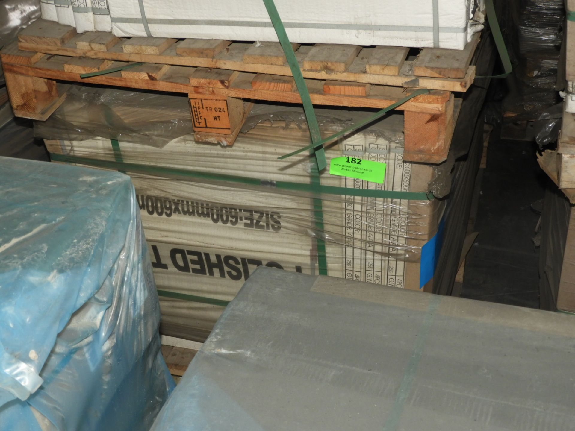 *Pallet Containing ~128 "Lindos Ivory" Polished Floor Tiles 600x600mm