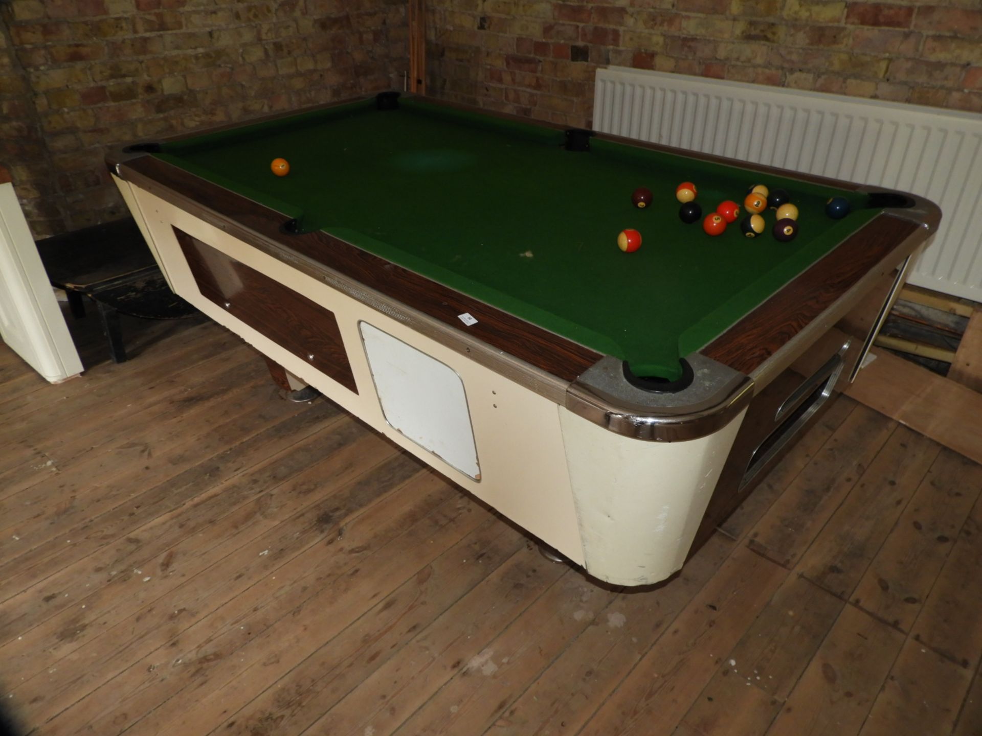 *Slate Bed Pool Table