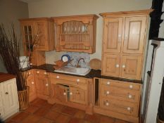 *Handcrafted Pine Country Style Kitchen