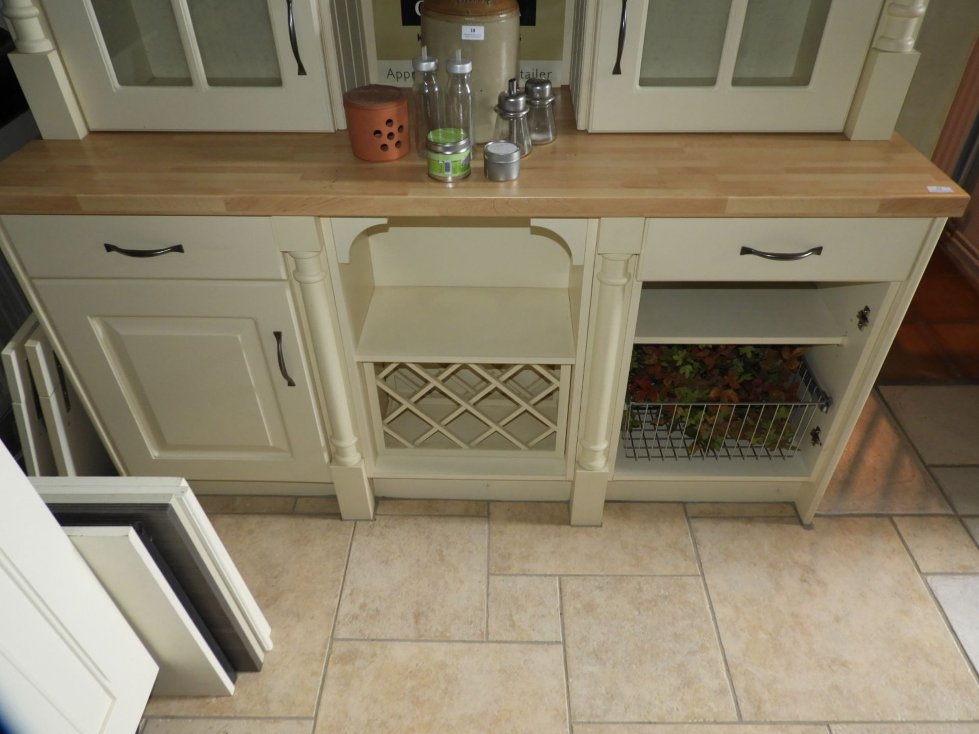 *Kitchen Dresser Unit with Simulated Beech Work Surface... - Image 3 of 3