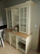 *Kitchen Dresser Unit with Simulated Beech Work Surface...