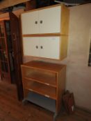 *Pair of Wall Mounted Cabinets and an Open Fronted Bookcase
