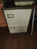 *Two Drawer Foolscap Filing Cabinet (Coffee & Cream)