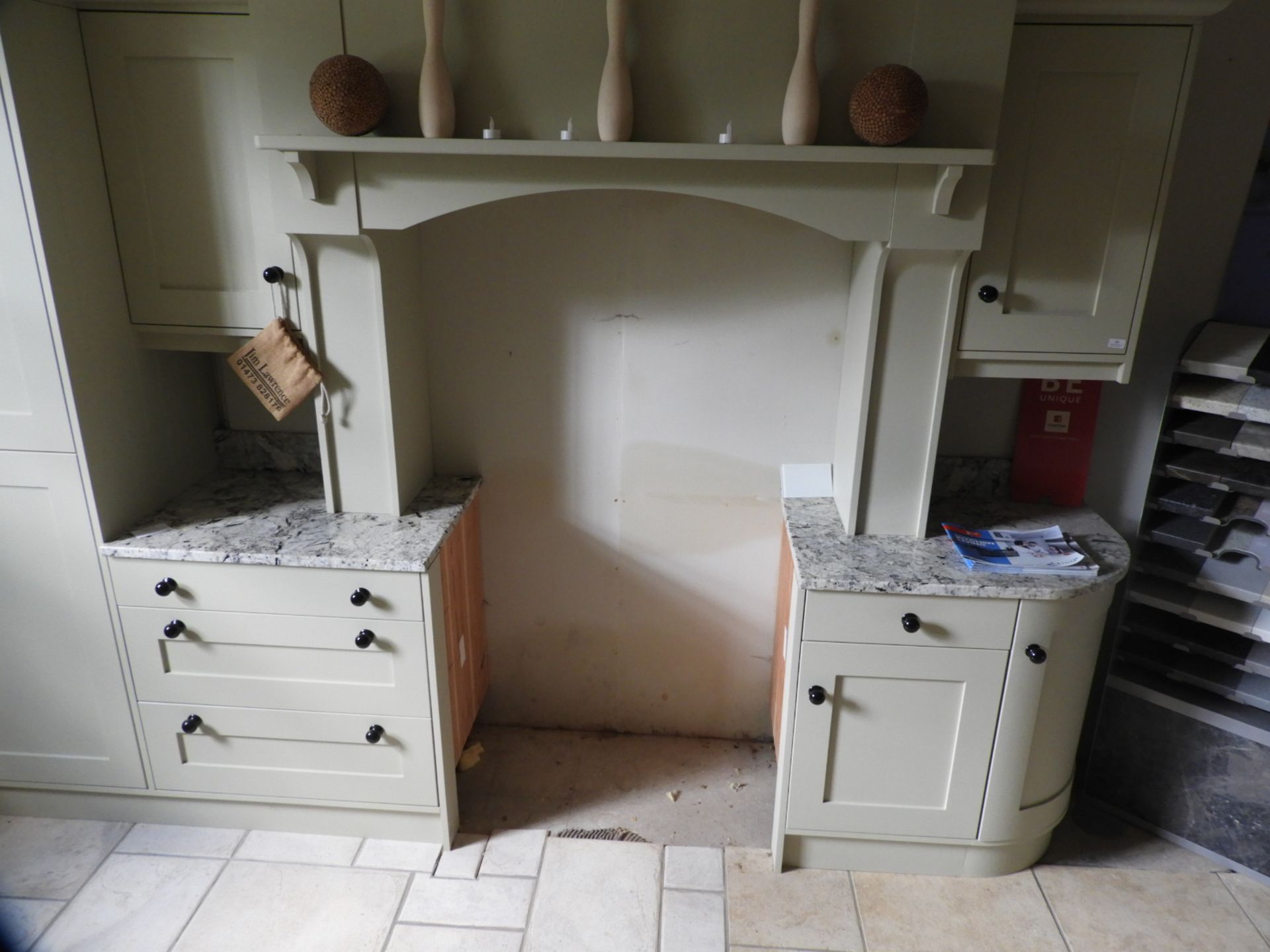 *Handcrafted Straight Run of Hand Painted Kitchen Units... - Image 4 of 5