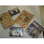 Portsmouth 2008 FA Cup Winners Memorabilia, Programmes and Newspaper Cuttings