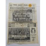 Hull Daily Mail Cup Tie Souvenir 26th February 1969 (Very Rare)