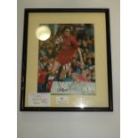 Framed & Signed Photo of Steve Mcmanaman of Liverpool