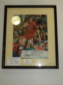 Framed & Signed Photo of Steve Mcmanaman of Liverpool