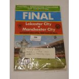 Two FA Cup Final Programmes 1969 and 1971