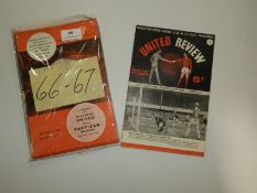 Twelve Issues of United Review 1966/67 Season