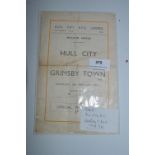 Hull City vs Grimsby Town 1949-50