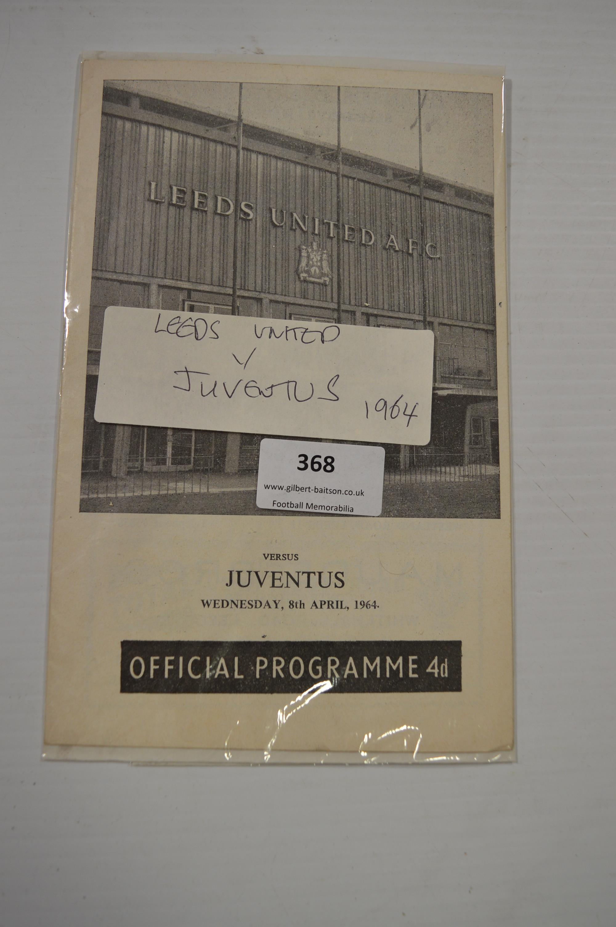 Leeds United vs Juventus 1964