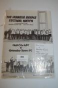 Hull City vs Grimsby Town 1981 "Humber Bridge Festival"