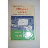 Two Copies of England vs U.S.S.R.