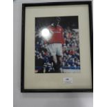 Frame & Signed Photograph of David Beckham