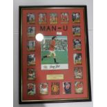 Framed & Signed George Best Montage with Certificate of Authenticity