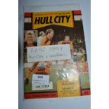 FA Cup 1988-89 Hull City vs LIverpool Programme