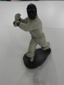 Mounted Figure of a Cricketer