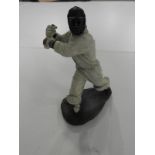 Mounted Figure of a Cricketer