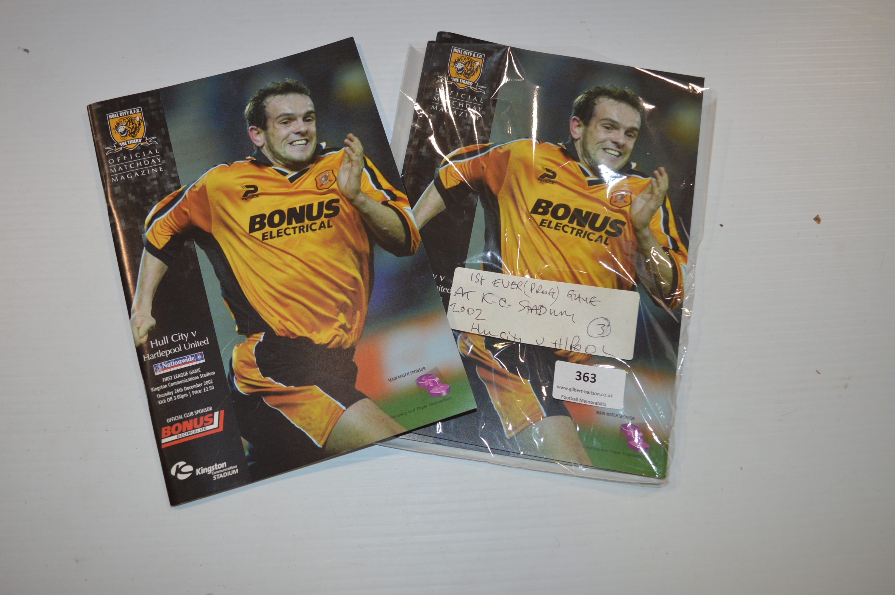 Hull City vs Hartlepool 2003 "First Game at KC Stadium"