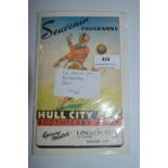 Hull City vs Lincoln City "The First Match at Boothferry Park 1946"