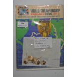 1966 World Cup Matches Group Game Programmes and Five FA Badges (1966 Issued)