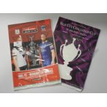 St Helens vs Wigan 1989 Final and Hull vs Warrington 2016 Final