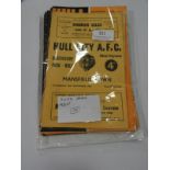 Nineteen 1960's Hull City A.F.C. Programmes