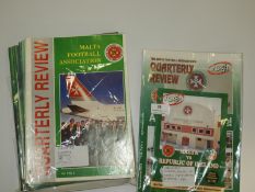 Large Quantity of Quarterly Reviews 1999, and a Malta vs Republic of Ireland Programme 1999