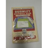 Burnley vs Blackburn Rovers "The Inauguration of the Flood Lights 1957"