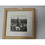 Framed Photograph of Bobby Moore with the World Cup 1966