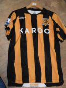 Hull City Home Shirts with Karoo Sponsor