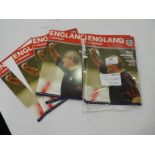 Eight Copies of England vs Germany at the KC Stadium