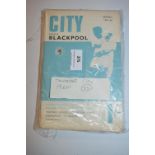 Thirty Three Manchester City Programmes from the 1960's