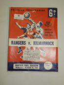 Various Rangers Programmes 1962