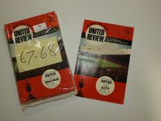 Twenty Five Mixed Copies of United Review 1967/68 Season