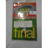 Football League Cup Final Programme - Arsenal vs Swindon Town 1969