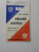 Under 23 International Programme - England vs Australia at Boothferry Park 1967