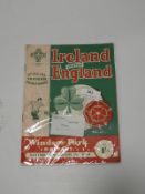 Ireland vs England at Windsor Park Belfast 1960
