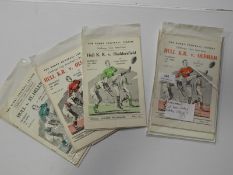 Collection of 1960's Hull KR Challenge Cup Finals Programmes