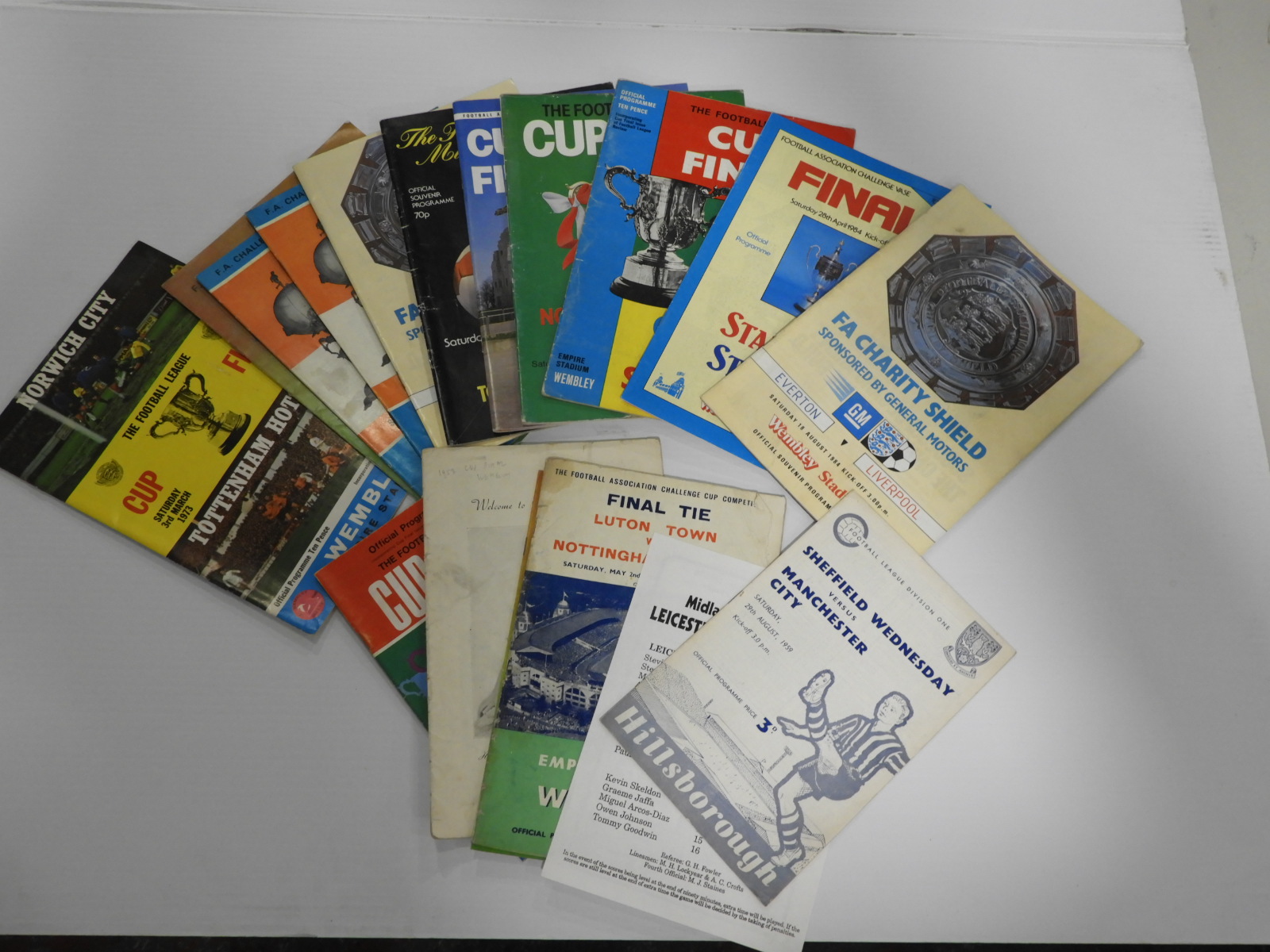 Sixteen Miscellaneous Programmes - Cup Finals at Wembley