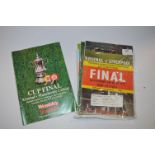 Three FA Cup Final Arsenal Programmes vs Liverpool 1971, vs West Ham 1980, vs Man City 1979