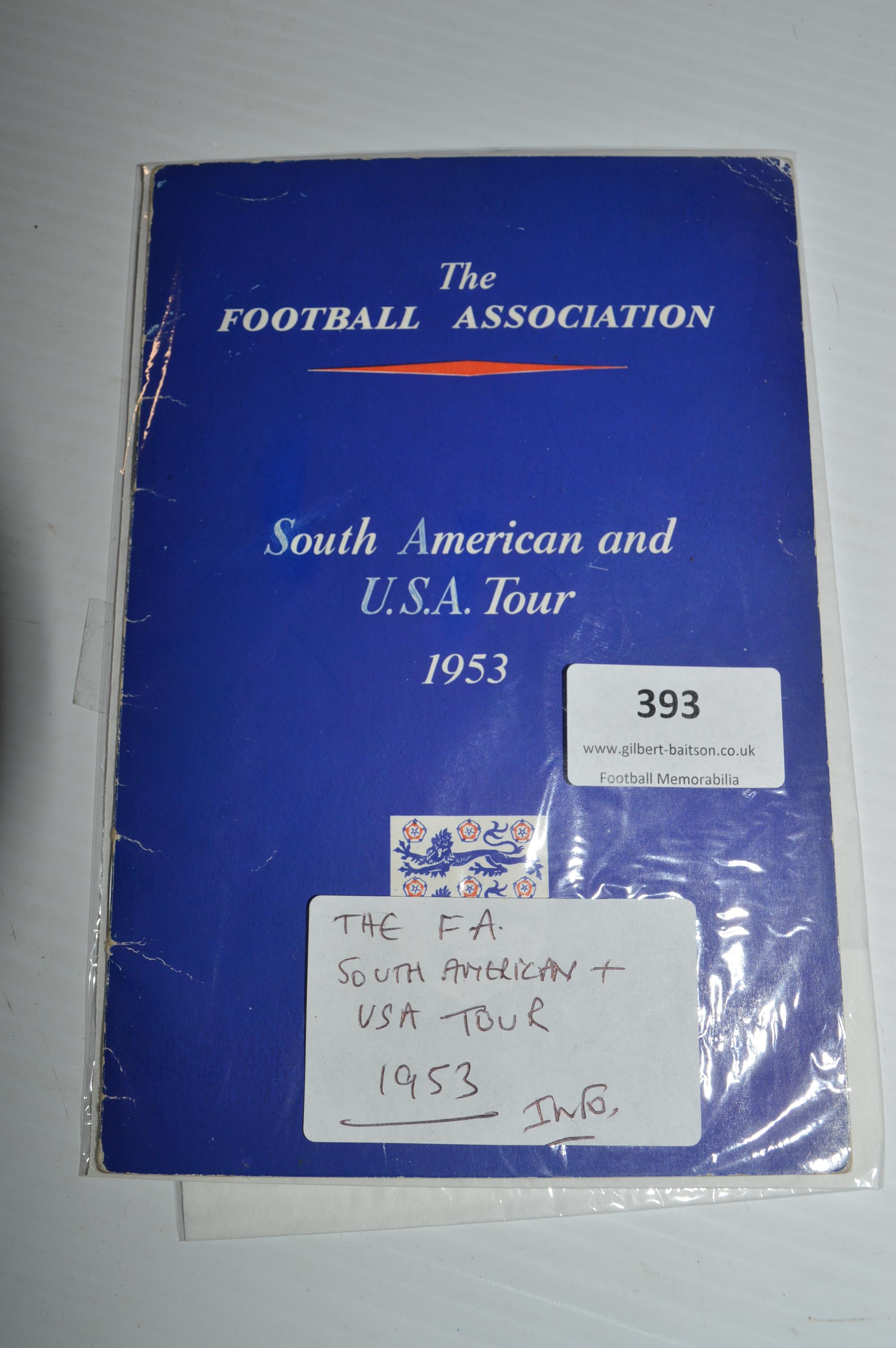 Football Association South American and U.S.A. Tour 1953