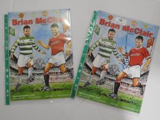 Two Copies of Brian Mcclair Testimonial Programme (One Signed)