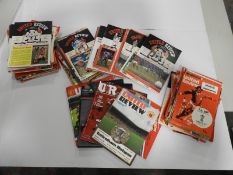 Large Quantity of Manchester United Programmes 1960's - 1990's
