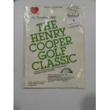 Henry Cooper Golf Classic played in Fiosen with Autographs
