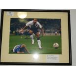 Real Ferdinand Framed and Signed Photograph