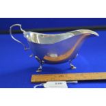 Silver Sauce Boat - Birmingham 1961, approx 87g