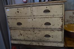 Victorian Painted Pine Four Drawer Chest